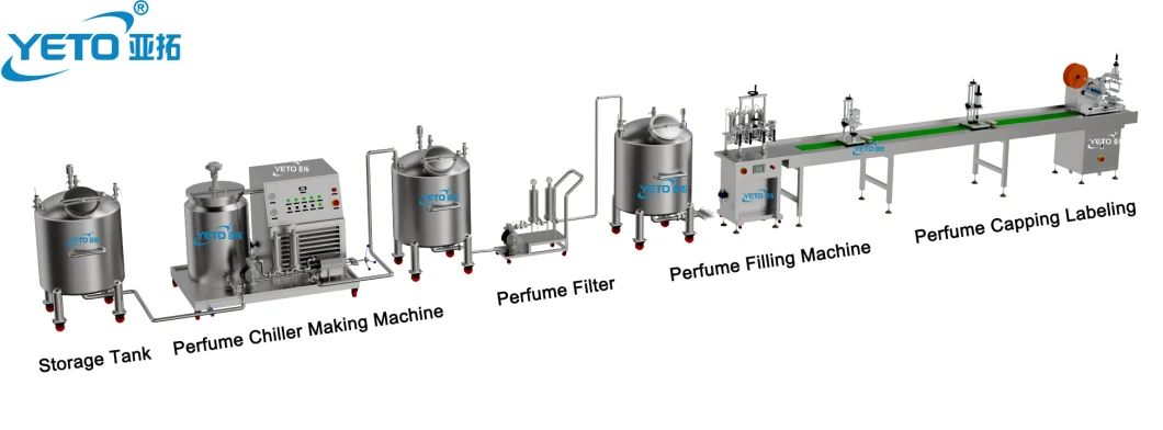 Yeto Liquid Perfume Air cleaning Products Mixing Making Machine with Chiller Freezing Filter System