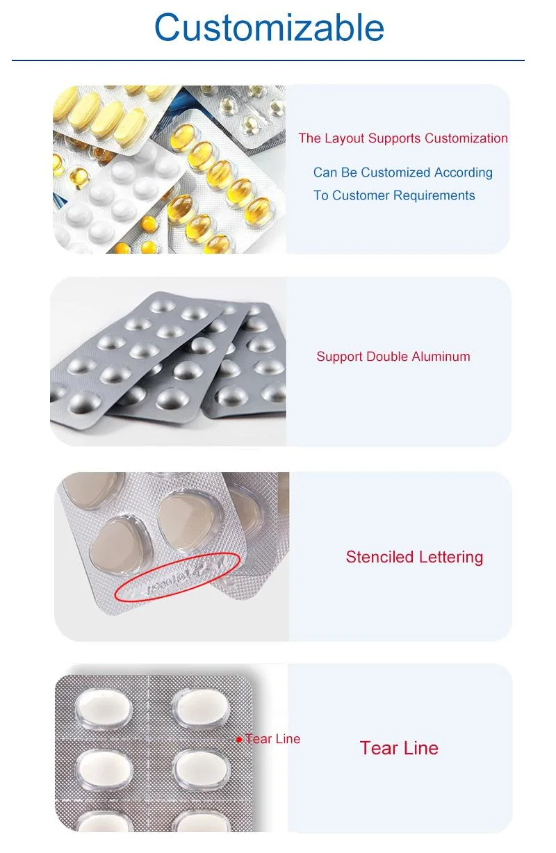 Dpp-260 Automatic Thermoforming Sealing Capsule Candy Ketchup Perfume Jam Chocolat Pill Tablet Capsule Disposable Syringe Automatic Blister Packaging Machine