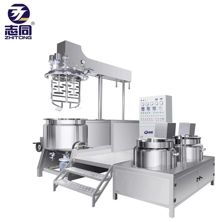 Cosmetic Vacuum Emulsifying Mixer Liquid Cream Body Lotion Lotion Making Mixing Cosmetic Cream Liquid Homogenizer/Emulisifier Shampoo Machine