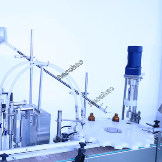 시럽 충전 장비, 시럽 충전 캡핑 기계 라인