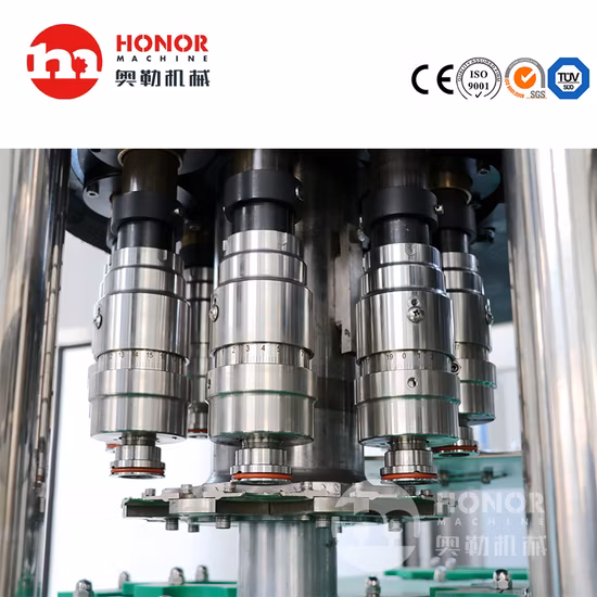 1000Bph/2000Bph/3000Bph/5000Bph/6000Bph 코카콜라 청량 음료 소다병 충전물 기계