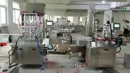 시간당 1000~3000리터의 용량을 갖춘 식수 병입 공장/병입 기계용 완전 자동 생산 라인