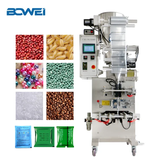 Bowei Form-Fill-Seal 기계 분말 감자 칩 판매 주스 메이커 용 올리브 오일 포장 기계