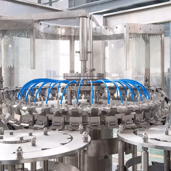 Luye 3 in 1 자동 애완 동물 병 식수 생산 라인, 음료 세척, 충전, 캡핑 기계, 미네랄 순수 충전, 병입, 캡핑 기계